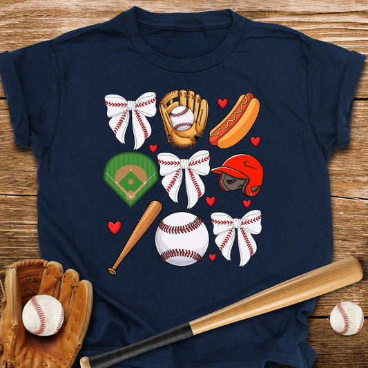 Coquette Bow Youth Tee - HomeRun PrintsKids clothes