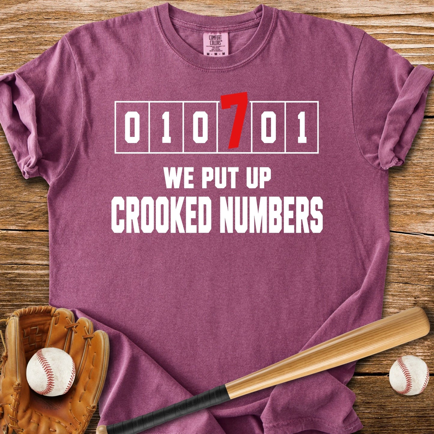 Crooked Numbers Scoreboard - HomeRun PrintsComfort Colors