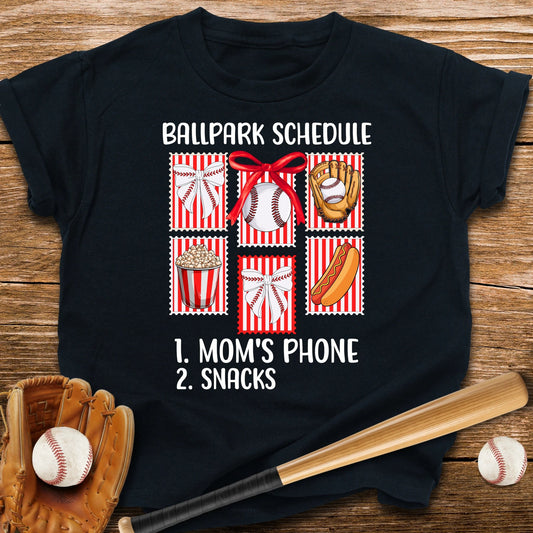 Cute Baseball Sister Youth Tee - HomeRun PrintsKids clothes