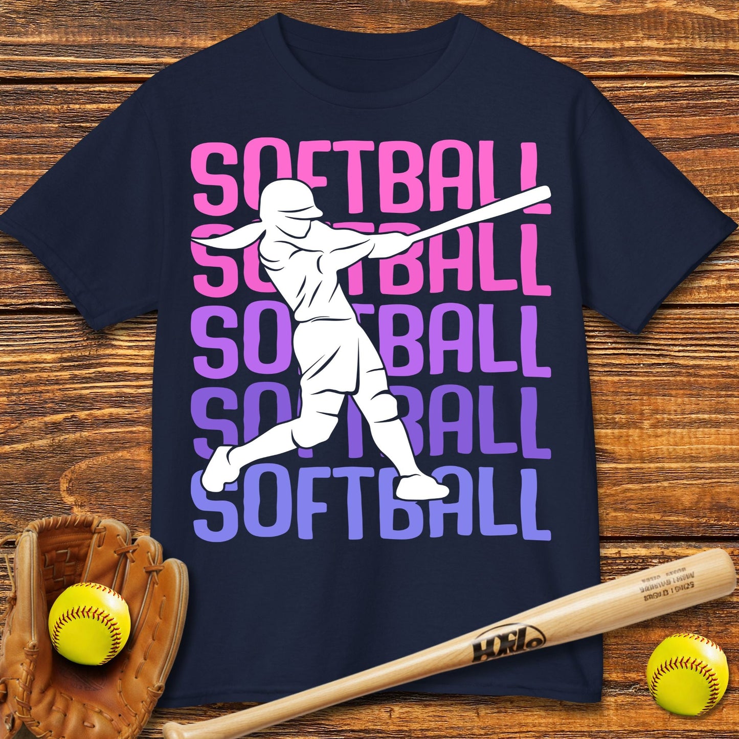 Cute Softball Kids T-shirt - HomeRun PrintsKids clothes