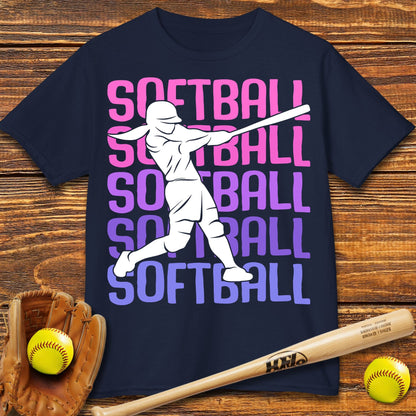 Cute Softball Kids T-shirt - HomeRun PrintsKids clothes