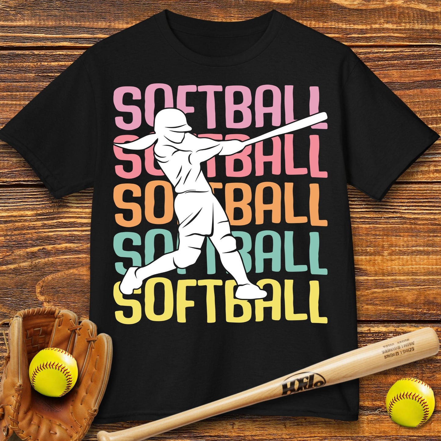 Cute Softball Kids T-shirt - HomeRun PrintsKids clothes