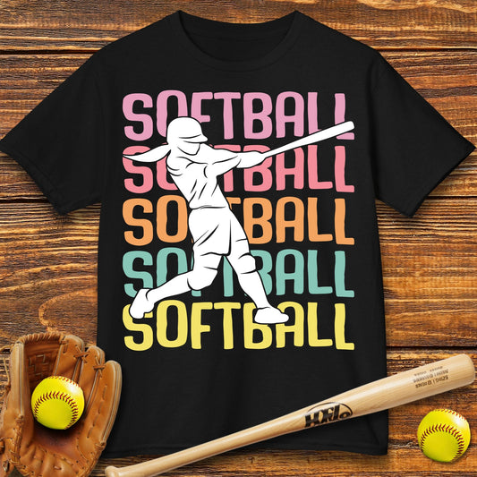 Cute Softball Kids T-shirt - HomeRun PrintsKids clothes