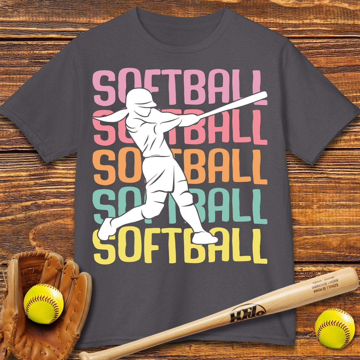 Cute Softball Kids T-shirt - HomeRun PrintsKids clothes