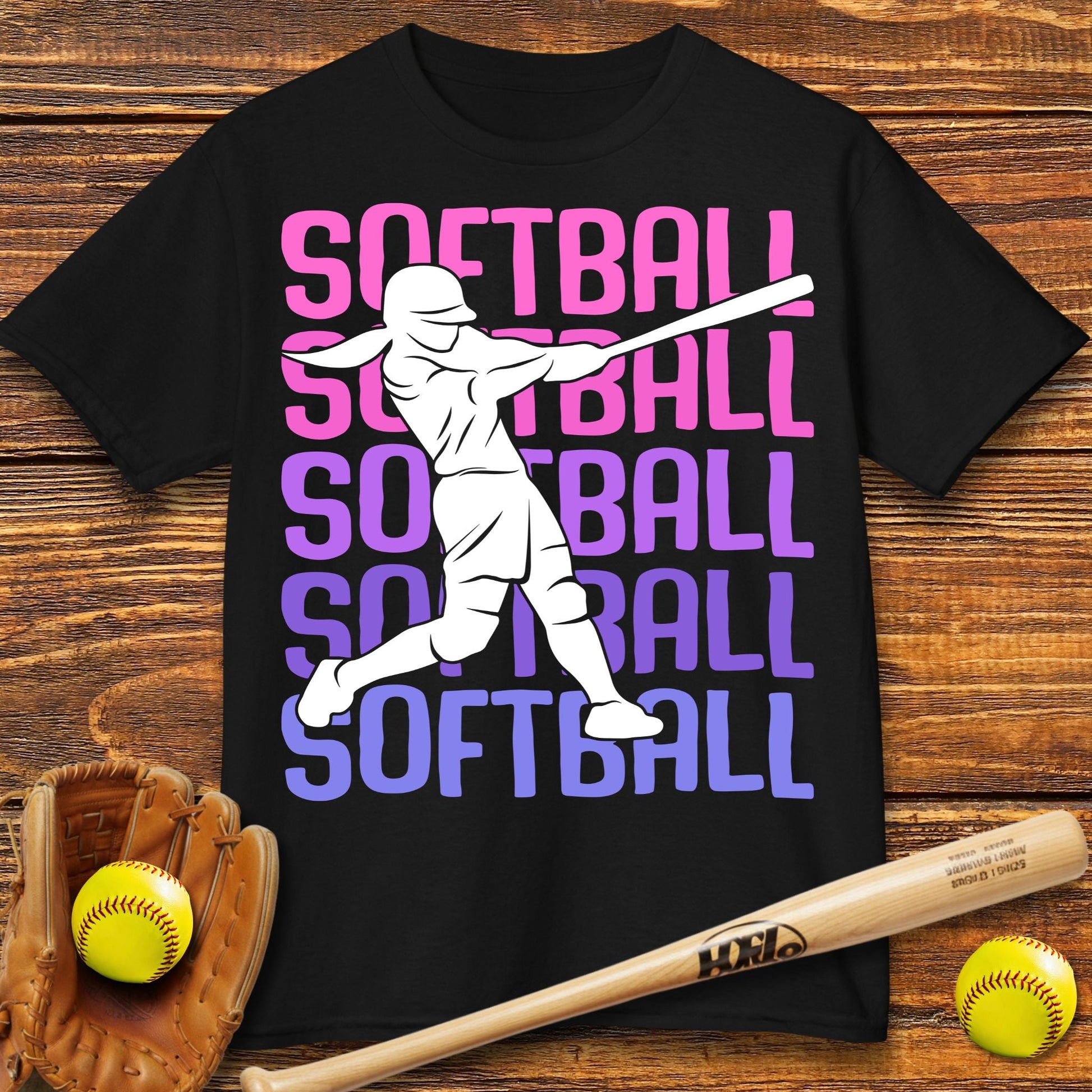 Cute Softball Kids T-shirt - HomeRun PrintsKids clothes