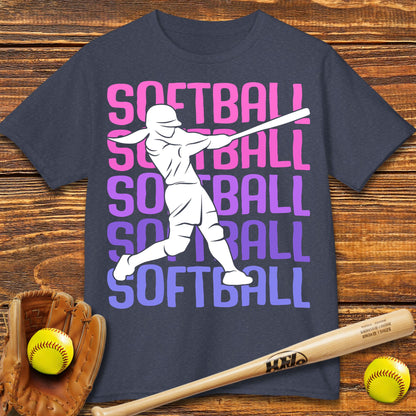 Cute Softball Kids T-shirt - HomeRun PrintsKids clothes