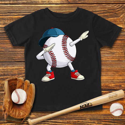 Dabbing Baseball Infant Baby Tee - HomeRun PrintsBaby T-Shirt