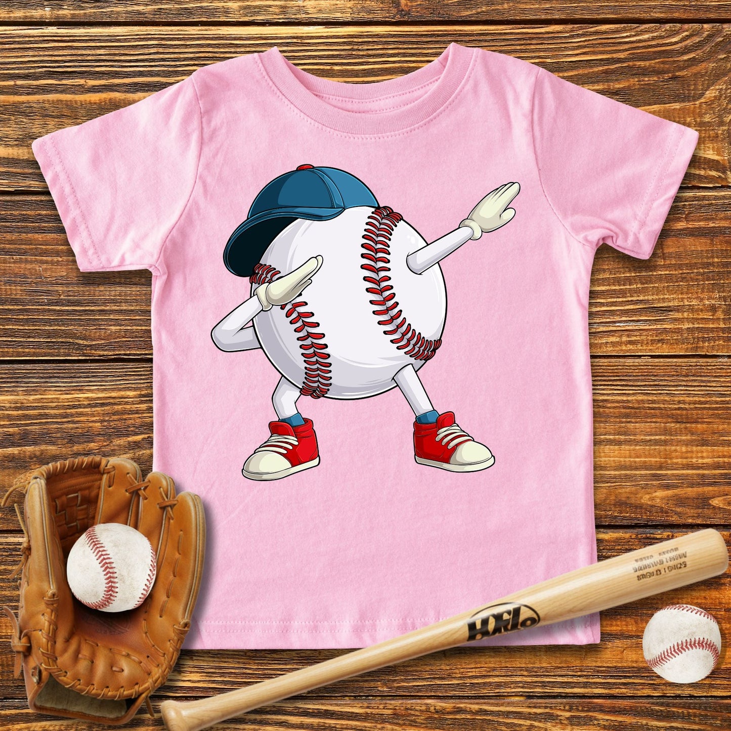 Dabbing Baseball Infant Baby Tee - HomeRun PrintsBaby T-Shirt