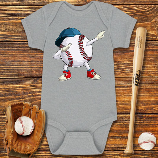 Dabbing Baseball Infant Bodysuit - HomeRun PrintsInfant Bodysuit