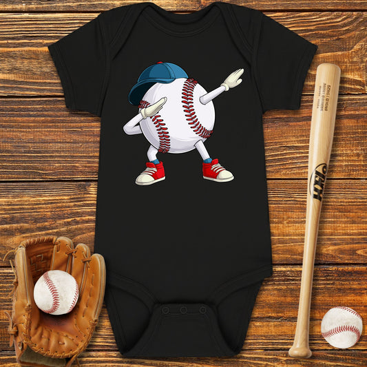 Dabbing Baseball Infant Bodysuit - HomeRun PrintsInfant Bodysuit