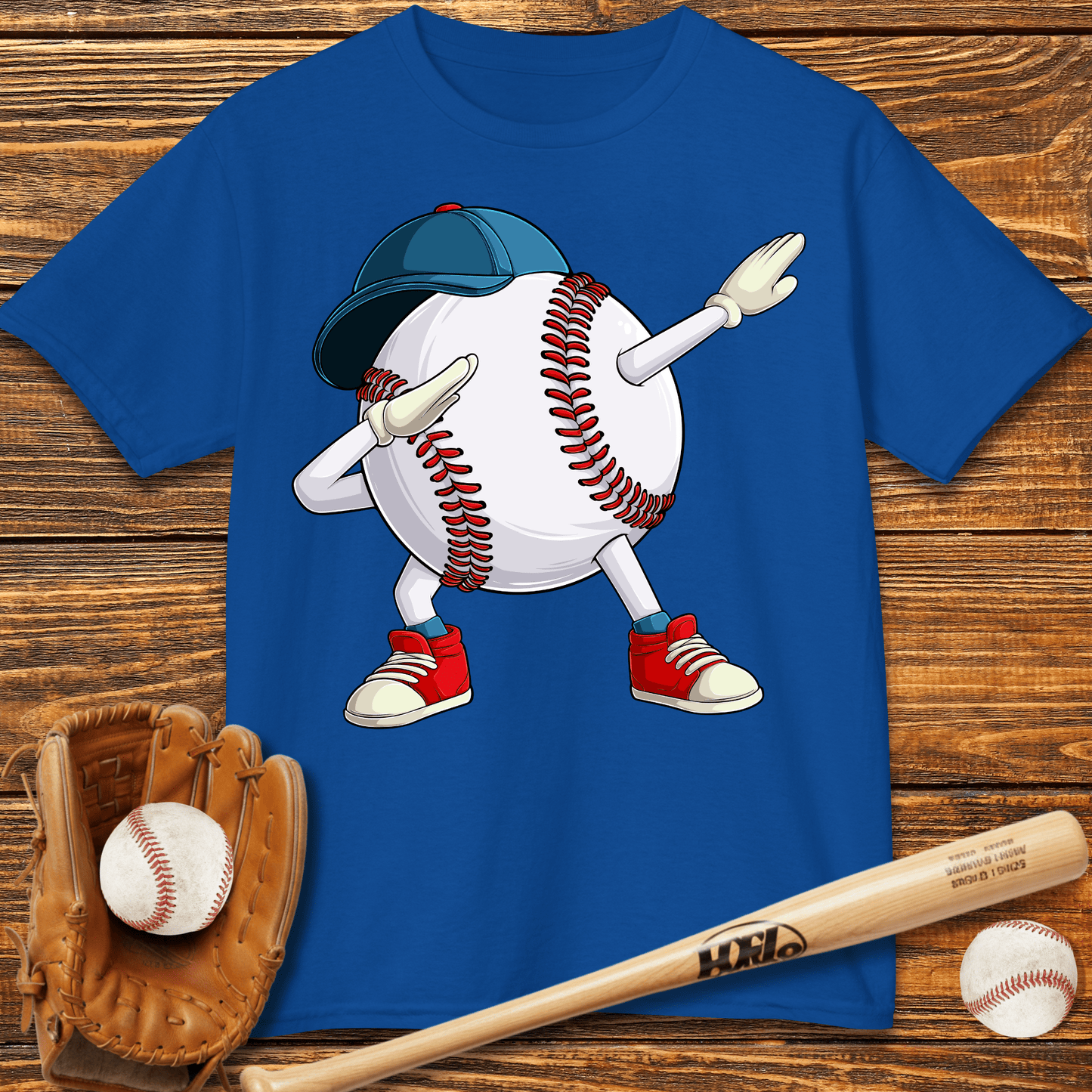 Dabbing Baseball Kids T-Shirt - HomeRun PrintsKids clothes