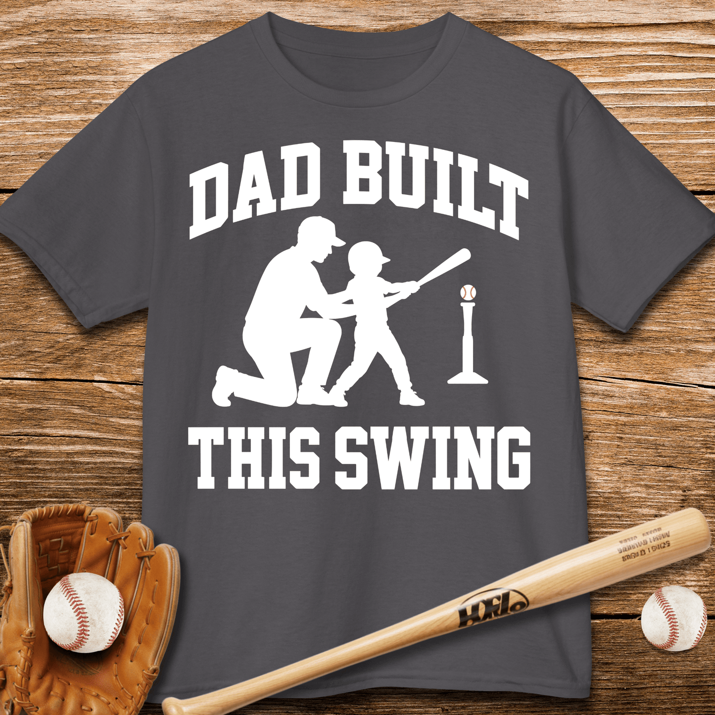Dad Coached The Swing Kids T-shirt - HomeRun PrintsKids clothes