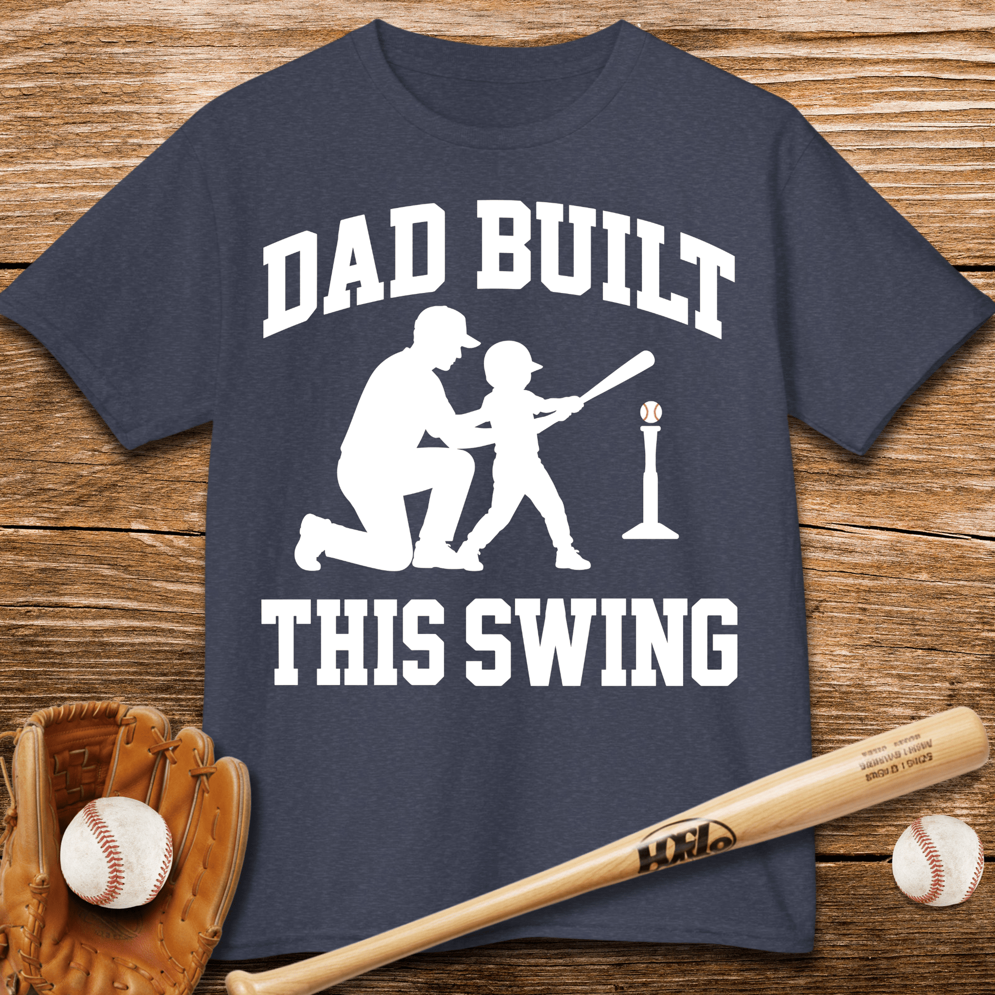 Dad Coached The Swing Kids T-shirt - HomeRun PrintsKids clothes