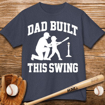 Dad Coached The Swing Kids T-shirt - HomeRun PrintsKids clothes
