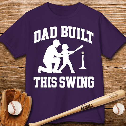Dad Coached The Swing Kids T-shirt - HomeRun PrintsKids clothes