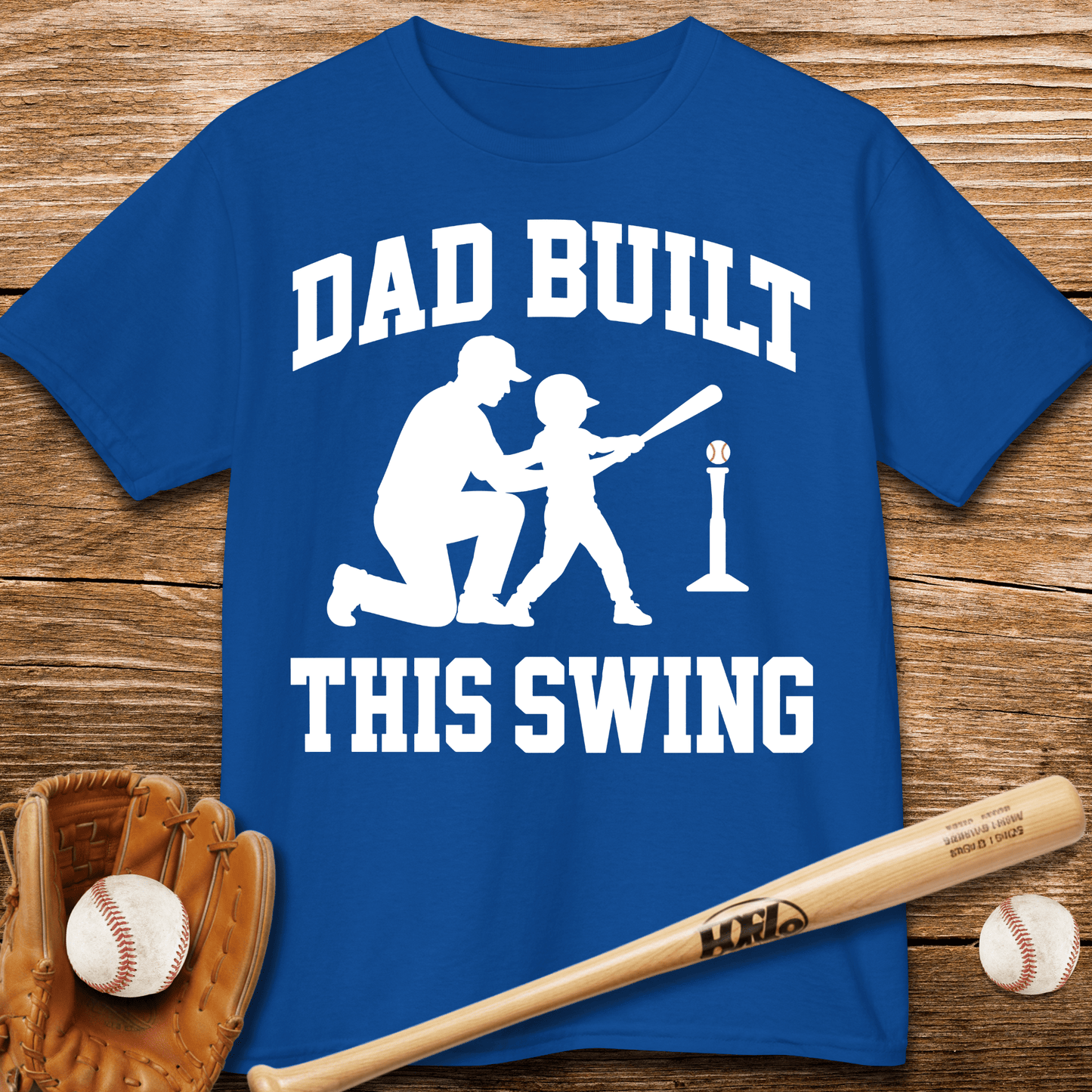 Dad Coached The Swing Kids T-shirt - HomeRun PrintsKids clothes