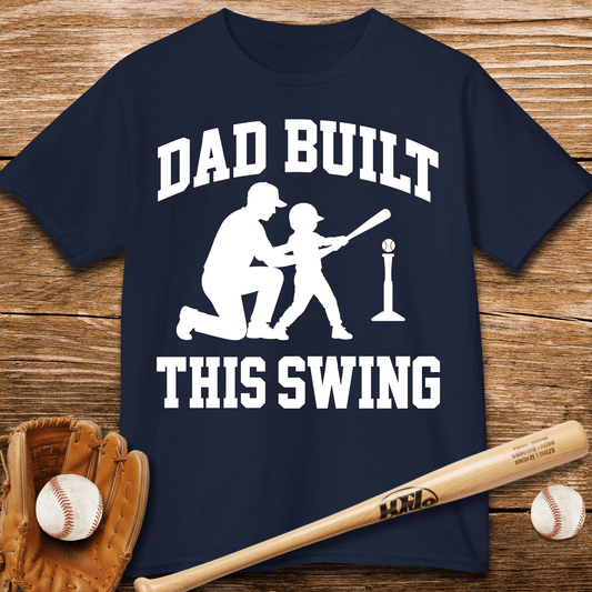 Dad Coached The Swing Kids T-shirt - HomeRun PrintsKids clothes