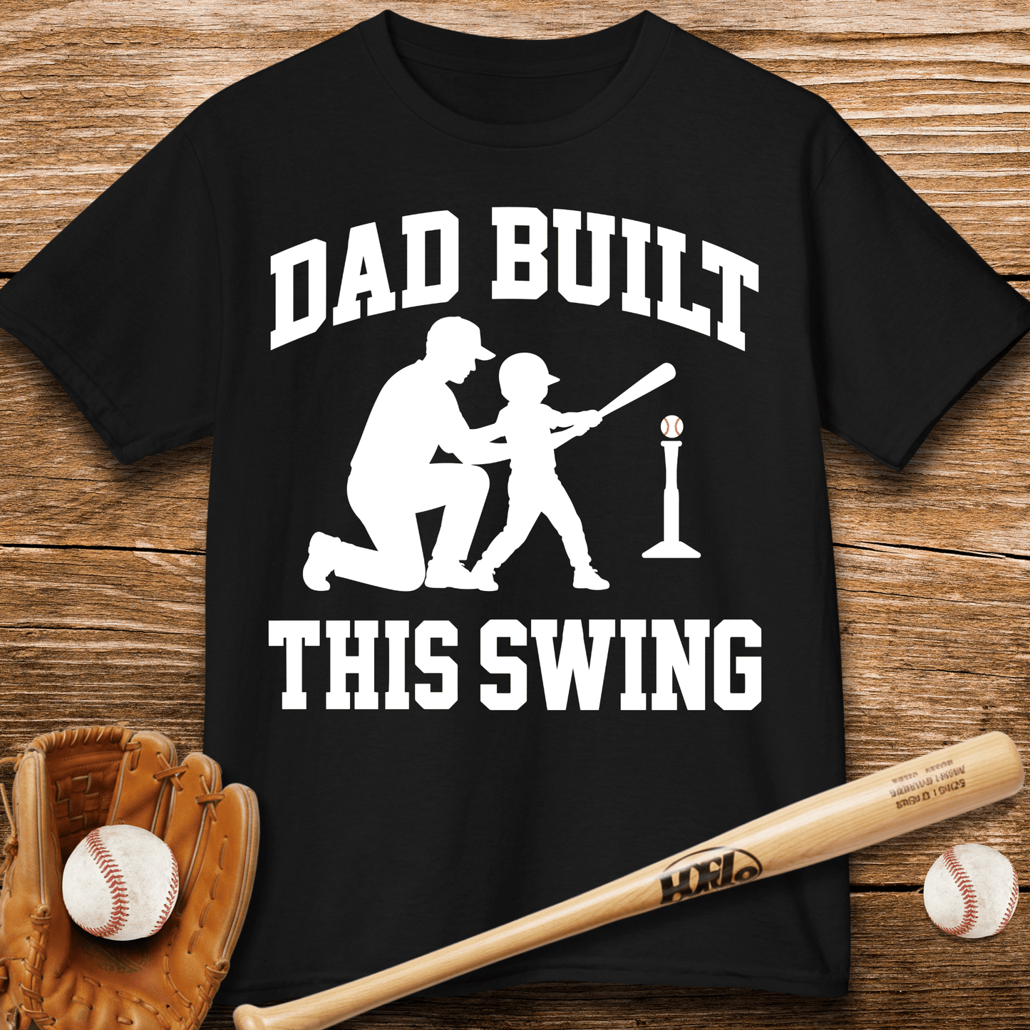 Dad Coached The Swing Kids T-shirt - HomeRun PrintsKids clothes