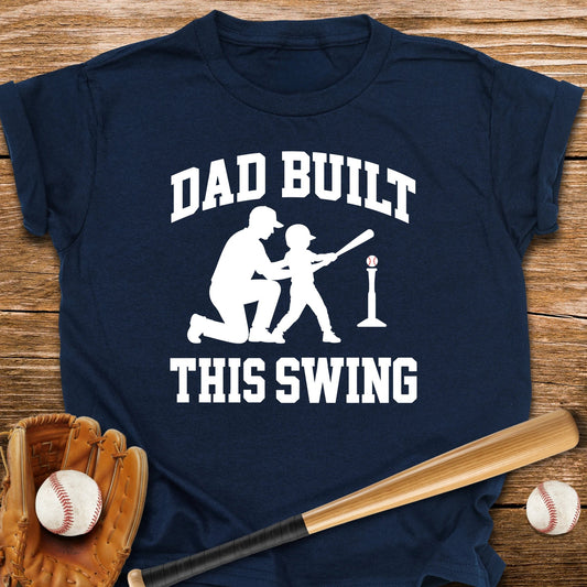 Dad Coached The Swing Youth Tee - HomeRun PrintsKids clothes