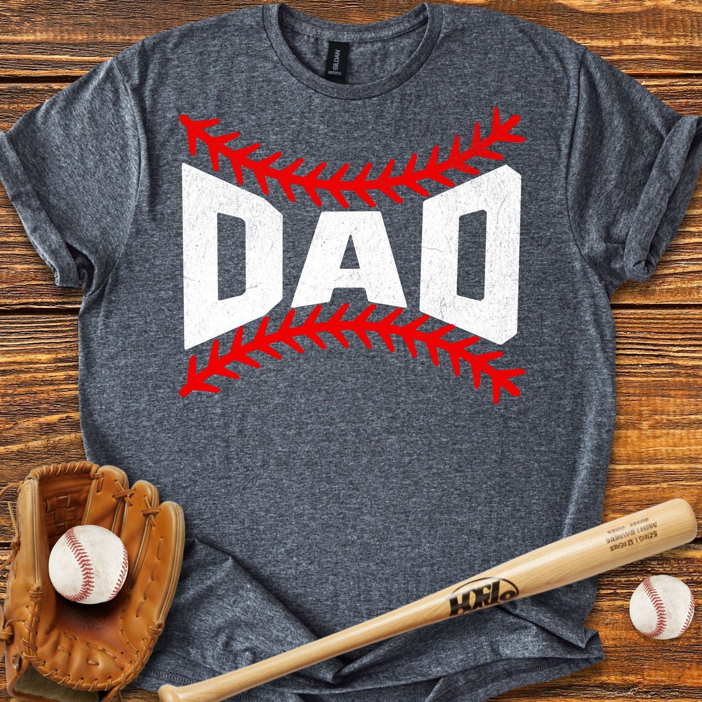 Dad Stitches T-Shirt - HomeRun PrintsT-Shirt