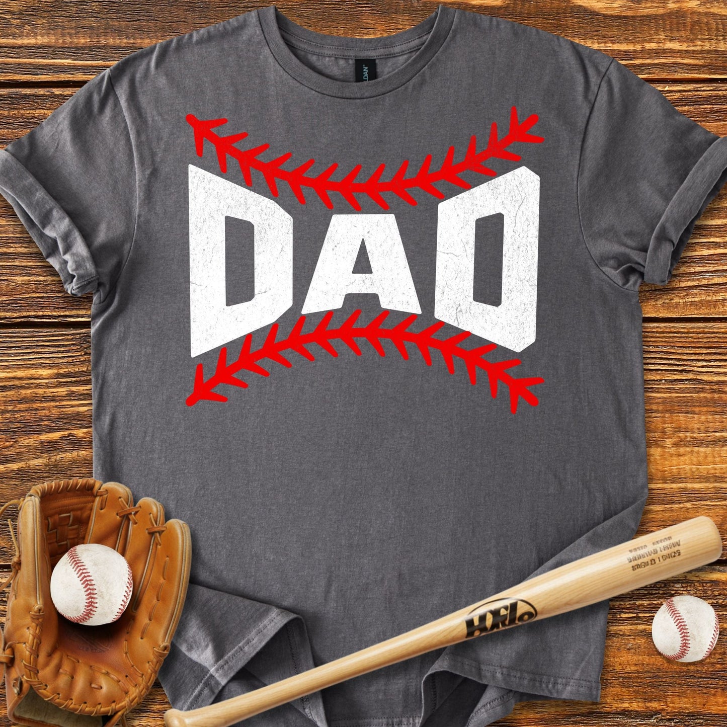 Dad Stitches T-Shirt - HomeRun PrintsT-Shirt