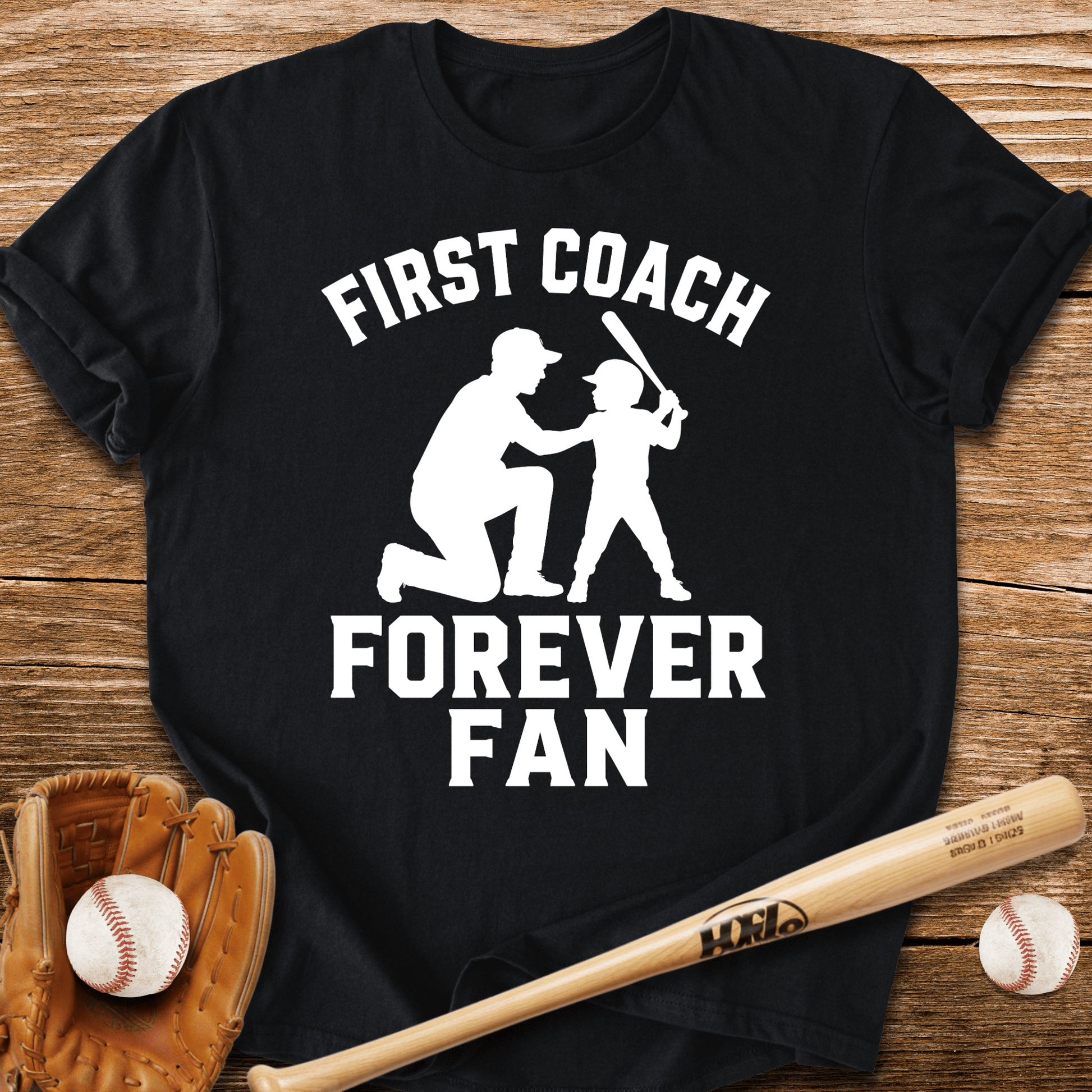 Dad Taught Him First T-Shirt - HomeRun PrintsT-Shirt