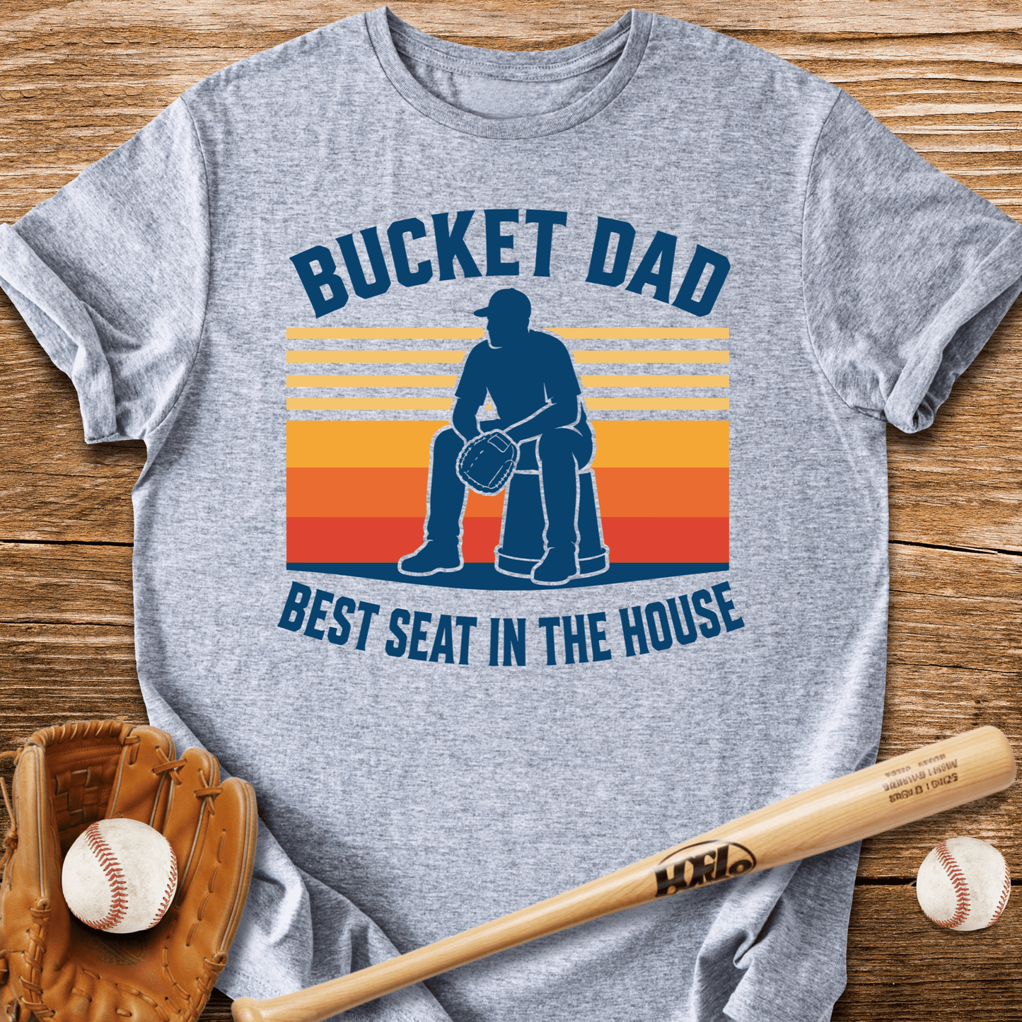 Dad's Bucket Throne T-Shirt - HomeRun PrintsT-Shirt