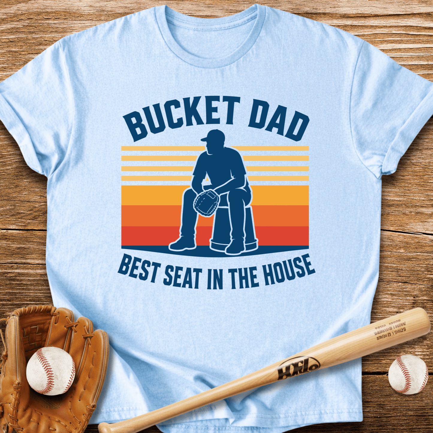 Dad's Bucket Throne T-Shirt - HomeRun PrintsT-Shirt