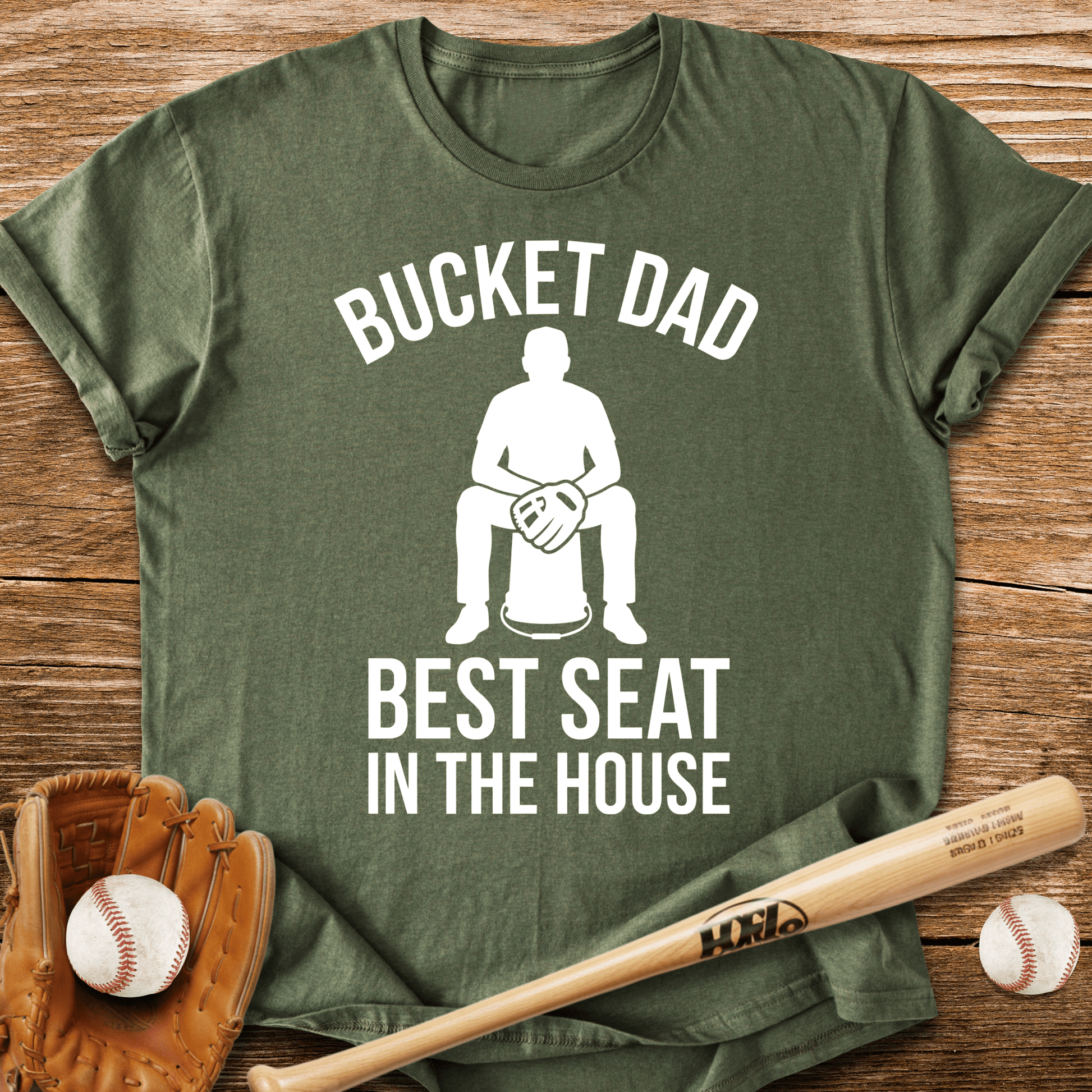 Dad's Bucket Throne T-Shirt - HomeRun PrintsT-Shirt