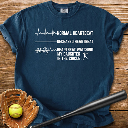 Daughter's Circle Flatlines Me - HomeRun PrintsComfort Colors