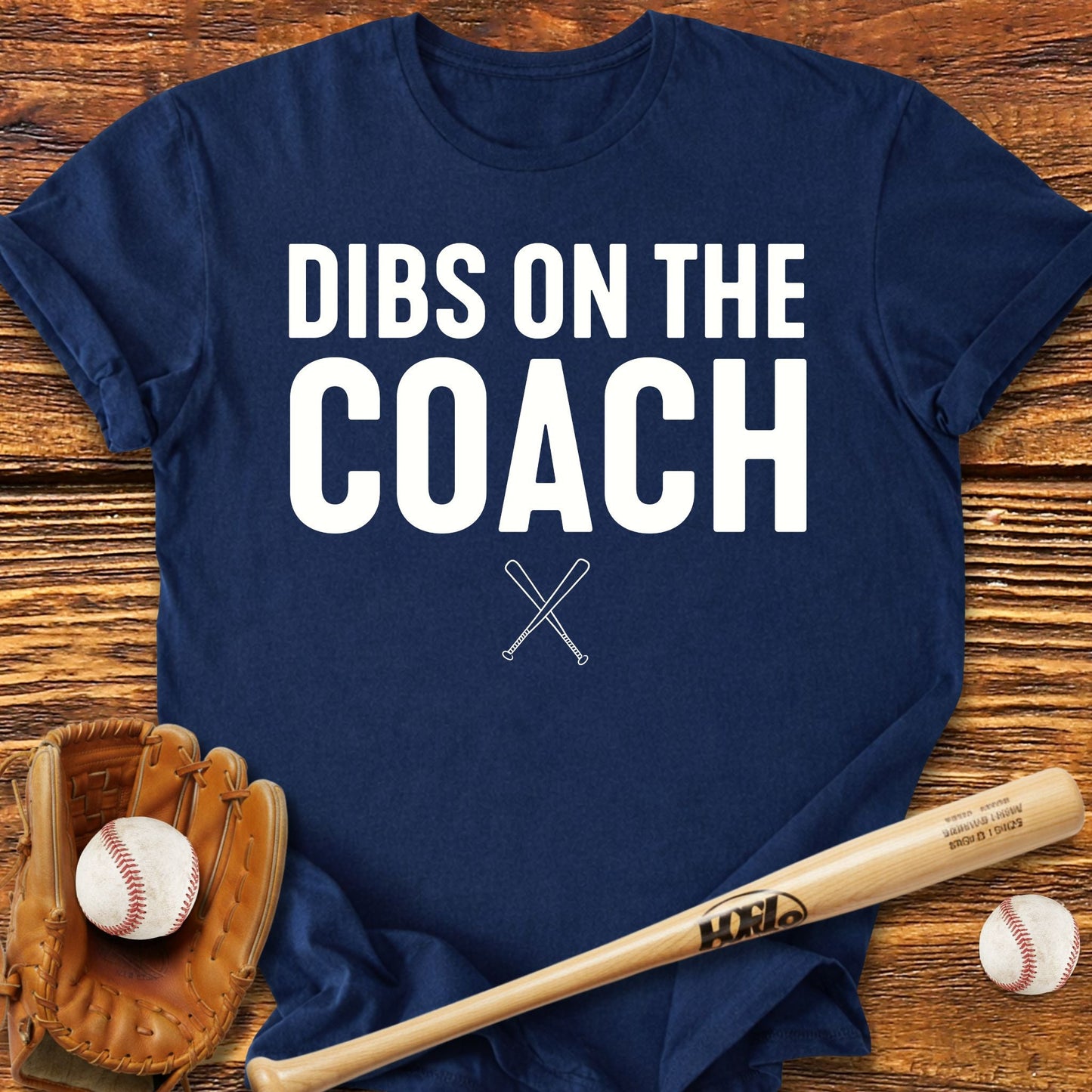 Dibs On The Coach Wife T-Shirt - HomeRun PrintsT-Shirt