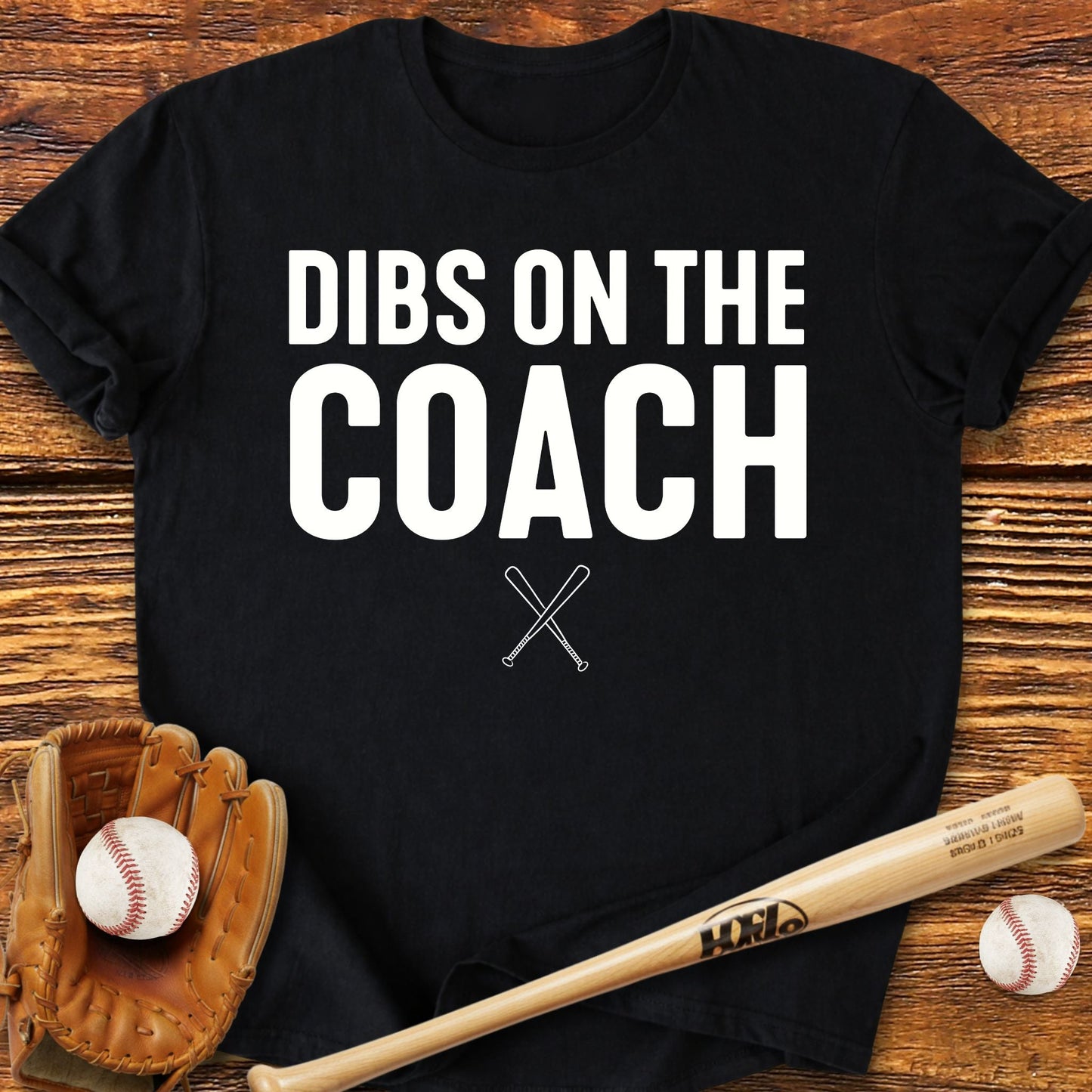 Dibs On The Coach Wife T-Shirt - HomeRun PrintsT-Shirt