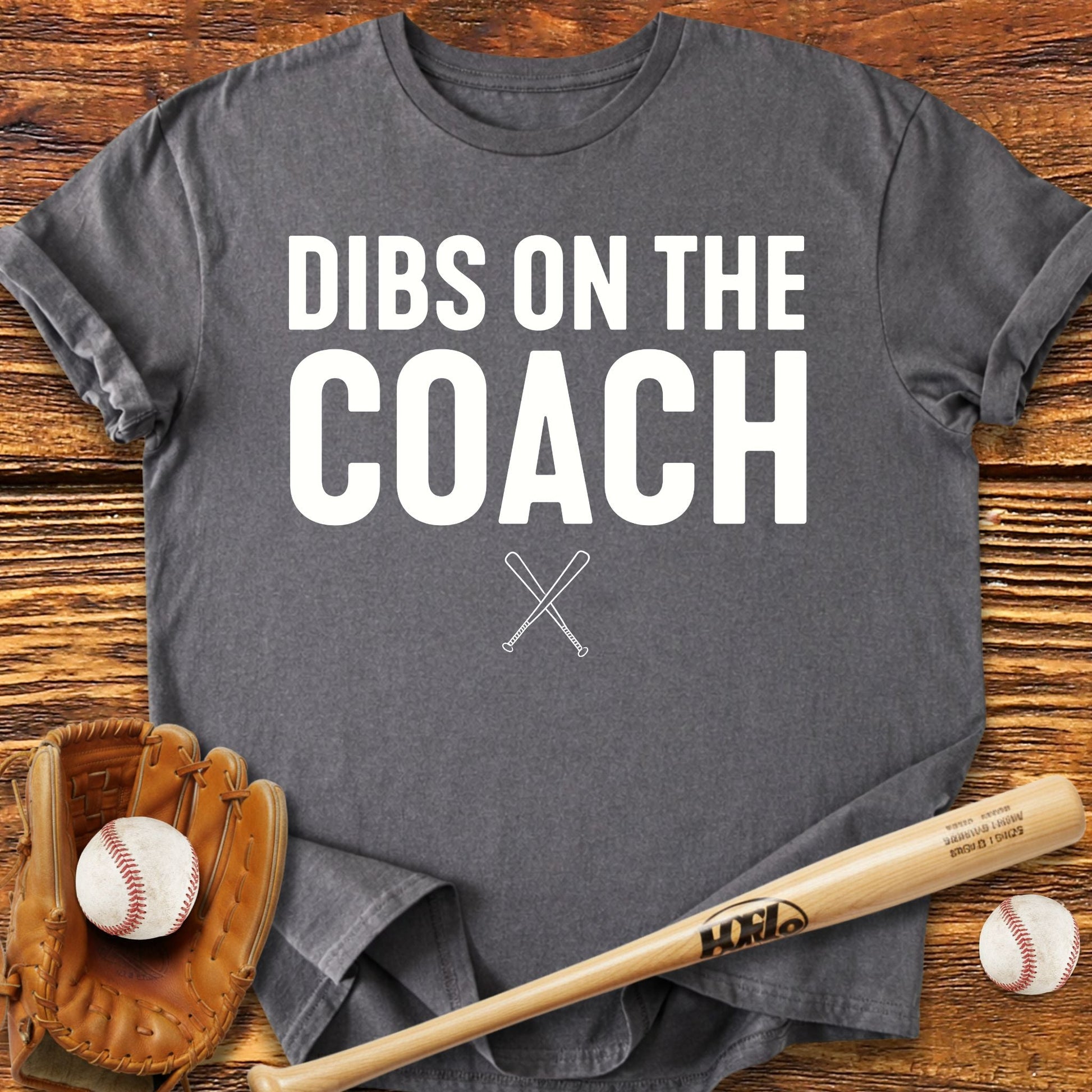 Dibs On The Coach Wife T-Shirt - HomeRun PrintsT-Shirt