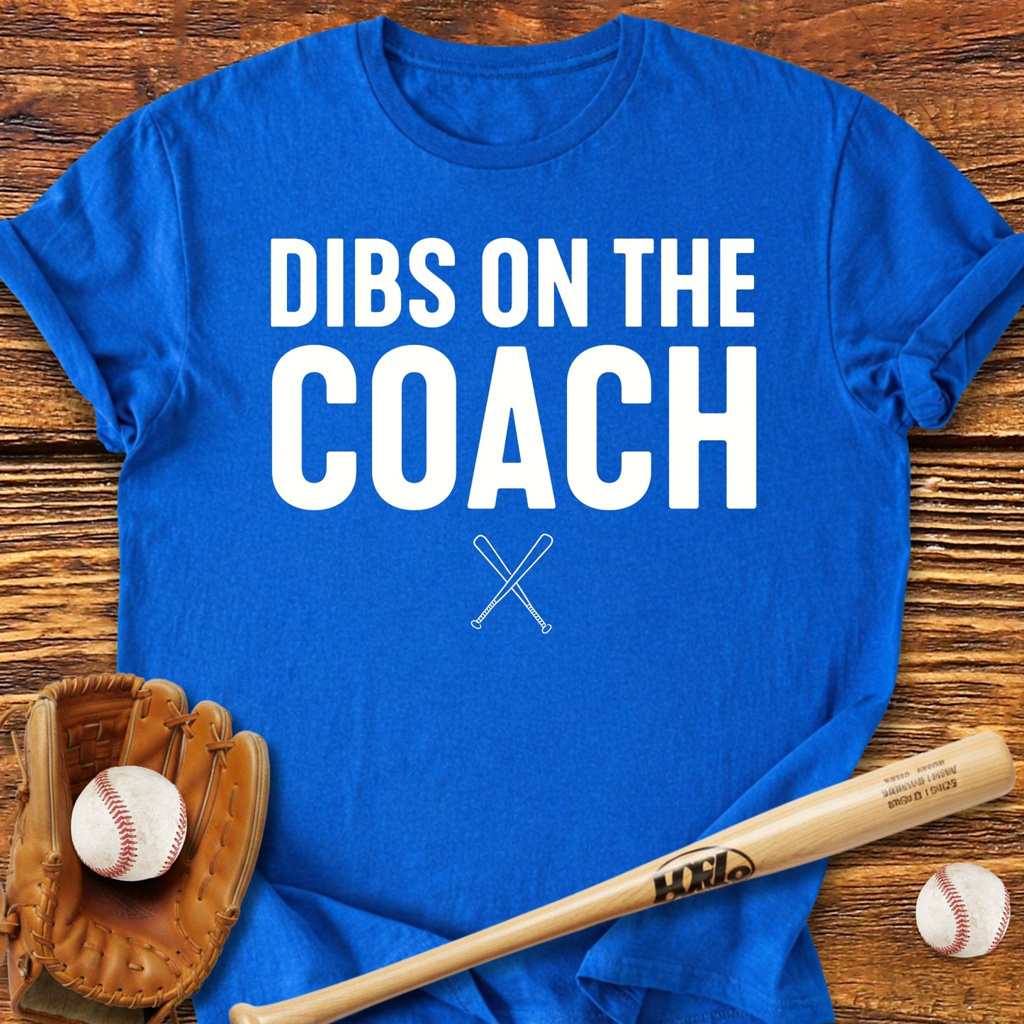 Dibs On The Coach Wife T-Shirt - HomeRun PrintsT-Shirt