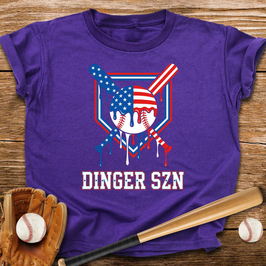 Dinger Szn Patriotic Youth Tee - HomeRun PrintsKids clothes