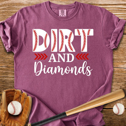 Dirt And Diamonds - HomeRun PrintsComfort Colors