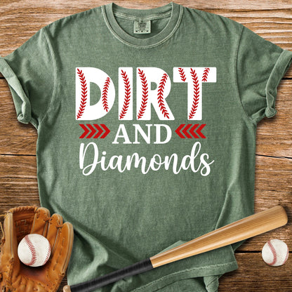 Dirt And Diamonds - HomeRun PrintsComfort Colors