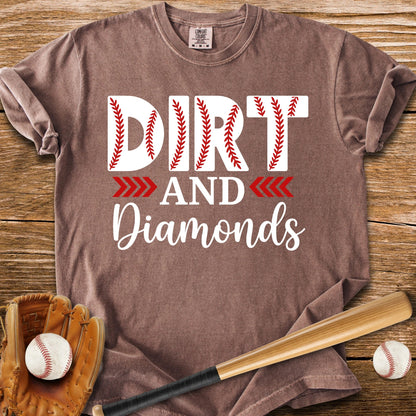 Dirt And Diamonds - HomeRun PrintsComfort Colors