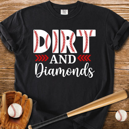 Dirt And Diamonds - HomeRun PrintsComfort Colors