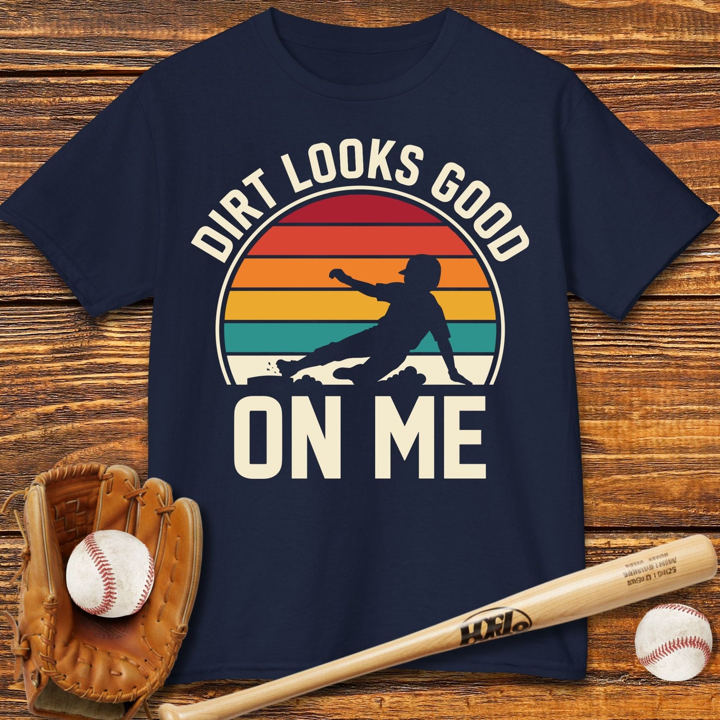 Dirt Looks Good On Me Kids T-shirt - HomeRun PrintsKids clothes