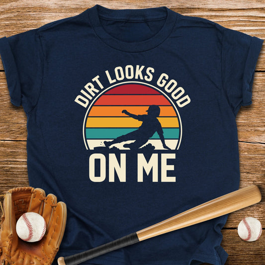 Dirt Looks Good On Me Youth Tee - HomeRun PrintsKids clothes