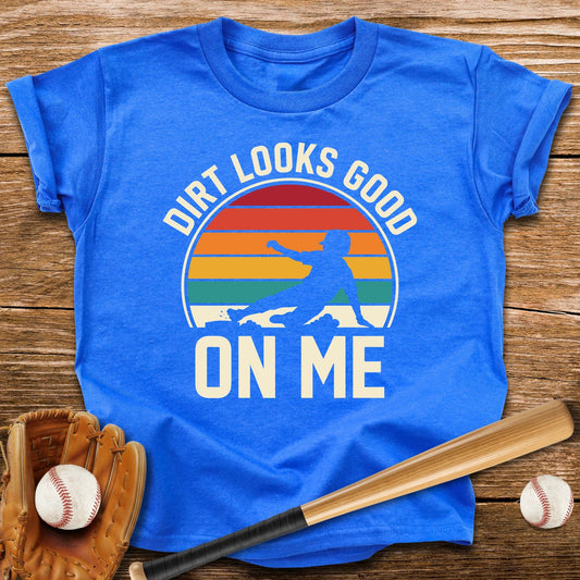 Dirt Looks Good On Me Youth Tee - HomeRun PrintsKids clothes