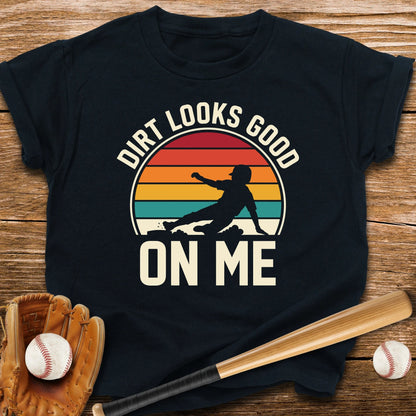 Dirt Looks Good On Me Youth Tee - HomeRun PrintsKids clothes