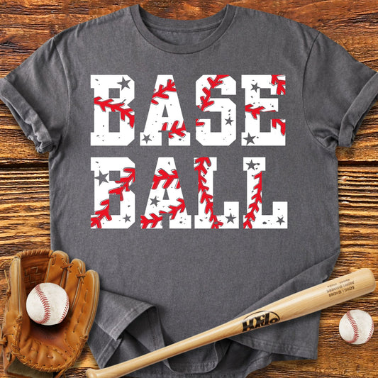 Distressed Baseball T-Shirt - HomeRun PrintsT-Shirt
