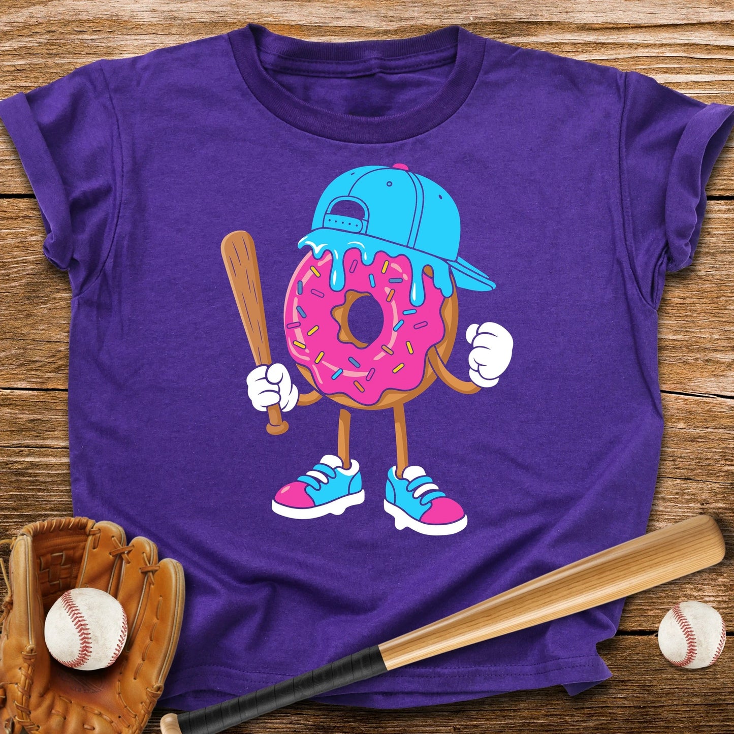 Donut Baseball Drip - HomeRun PrintsKids clothes