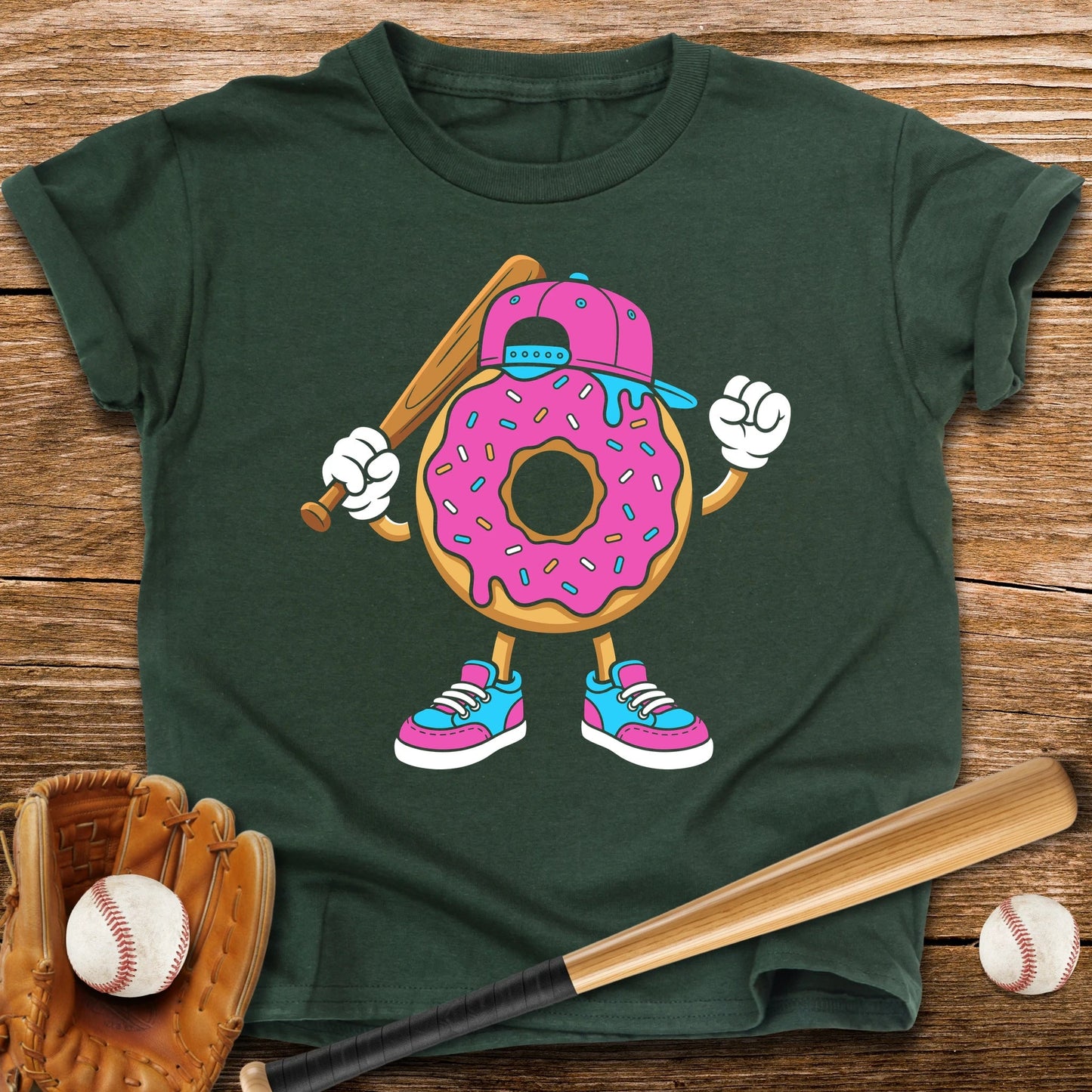 Donut Baseball Youth Tee - HomeRun PrintsKids clothes