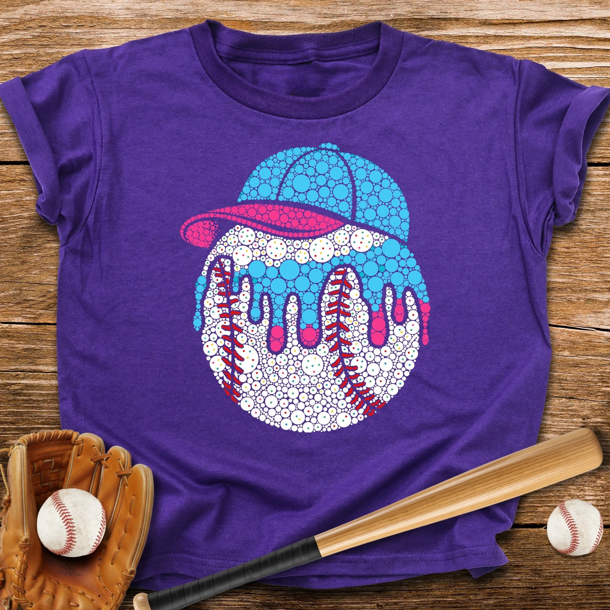 Dot Day Drip Cap Youth Tee - HomeRun PrintsKids clothes