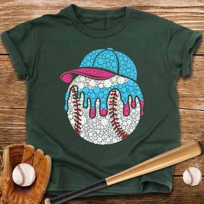Dot Day Drip Cap Youth Tee - HomeRun PrintsKids clothes
