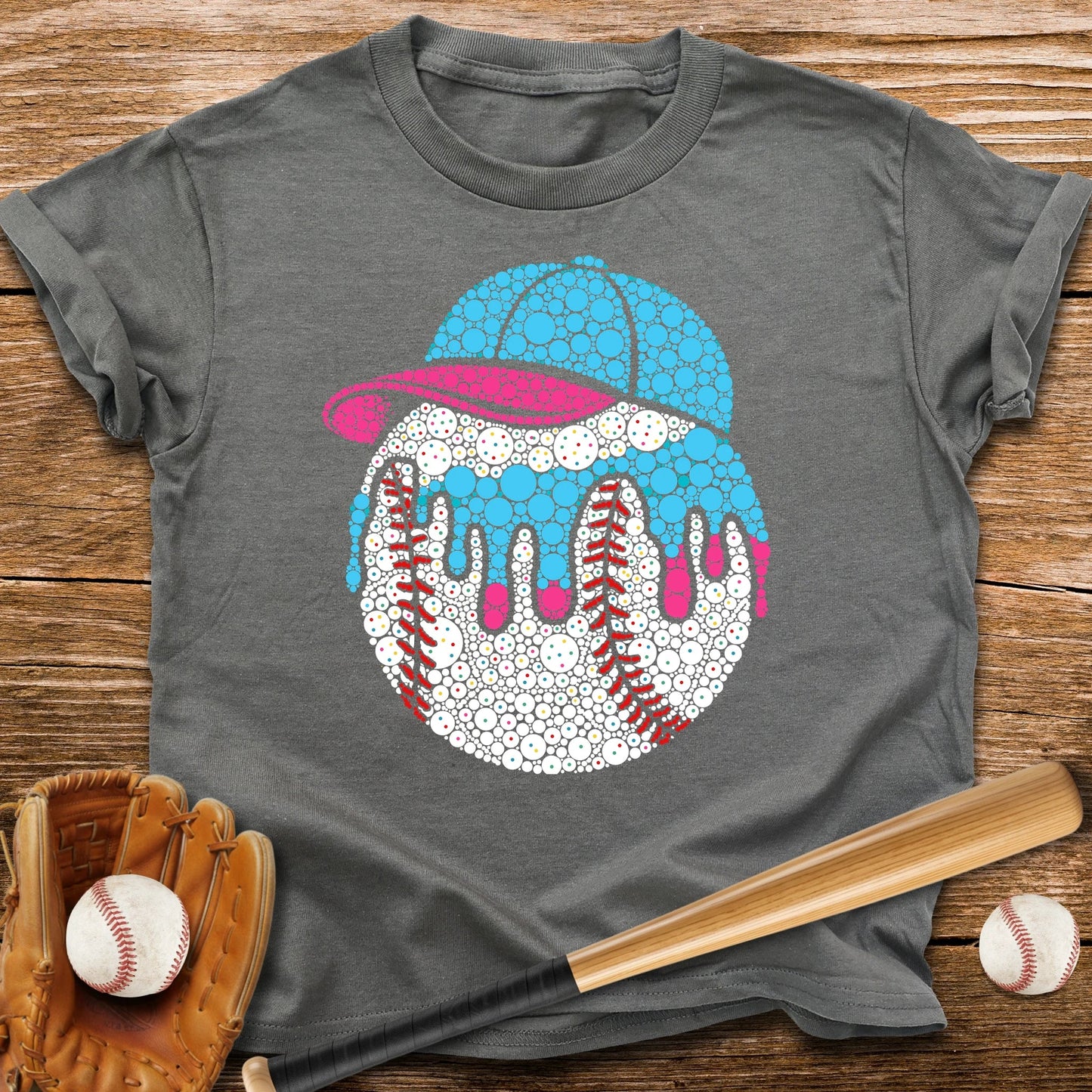 Dot Day Drip Cap Youth Tee - HomeRun PrintsKids clothes