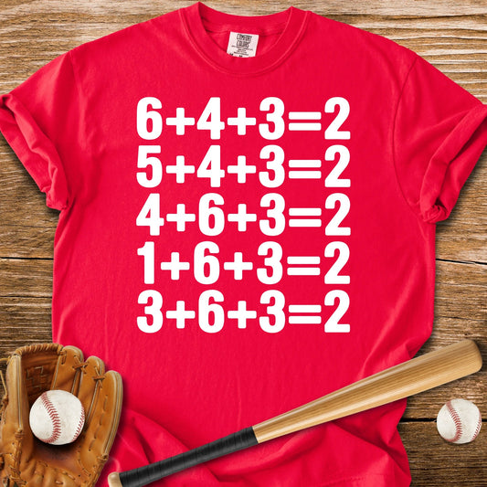 Double Play Math Plain - HomeRun PrintsComfort Colors